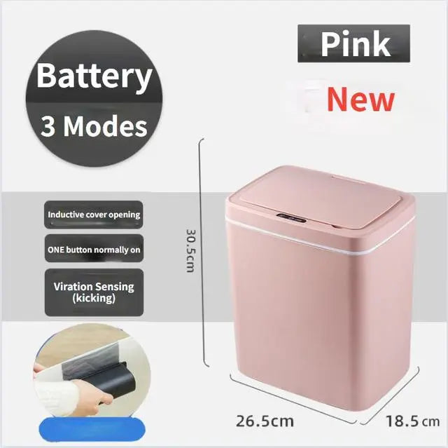 Trash Can with Intelligent Sensor Trash Can with Intelligent Sensor